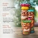 preview thumbnail 7 of 11, Alpine Corporation 35" Tall Outdoor 3-Tier Tiki Head Waterfall Fountain Yard Art Décor, Multicolor