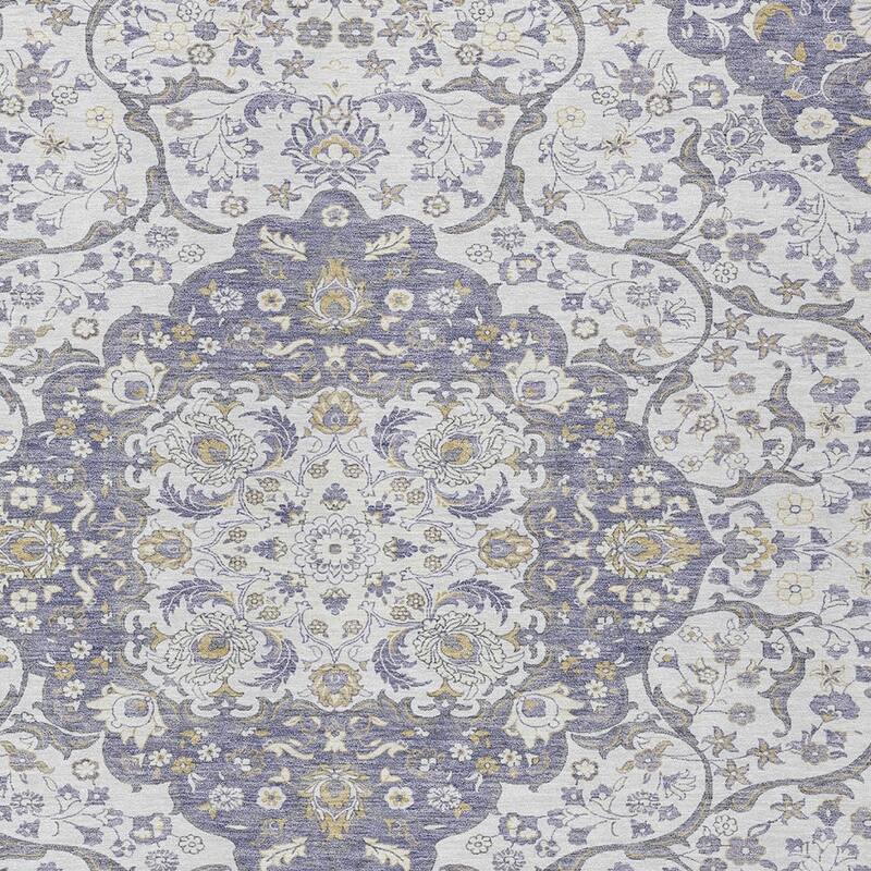 HomeRoots Medallion Traditional Rectangle Outdoor Rug