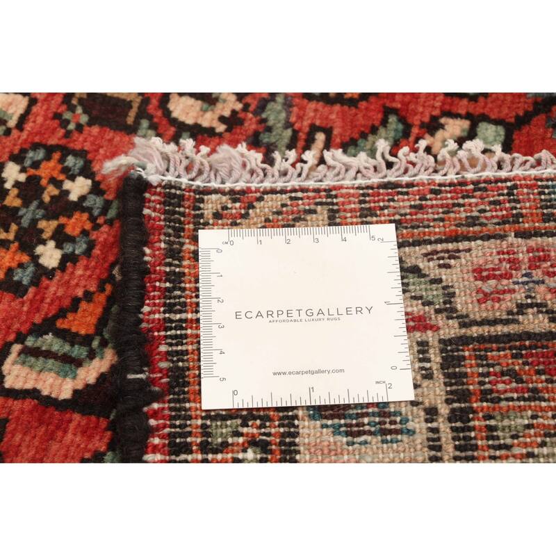 ECARPETGALLERY Hand-knotted Andelz Red Wool Rug - 3'7 x 10'9