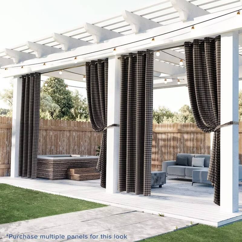 Wonderland Grid Outdoor UV Protected Privacy Panel - 52"Wx84"L