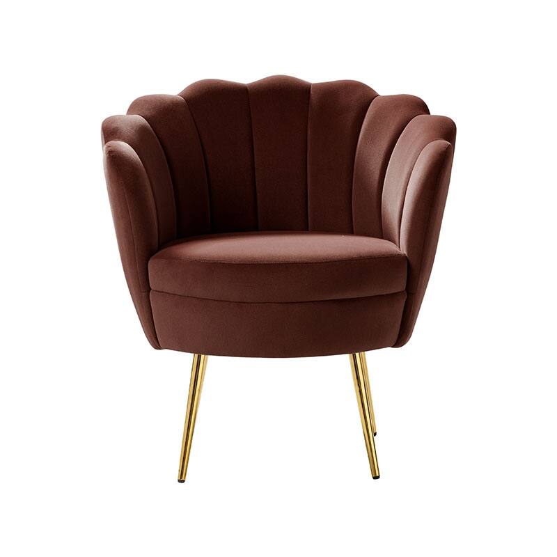 Xabier Cute Modern Upholstered Barrel Chair Accent Chair with Tufted Back by HULALA HOME
