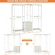 preview thumbnail 32 of 33, 65.6'' Heavy-duty Garment Rack, Freestanding Closet Organizer with Fabric Drawers and 5 hanging Rods
