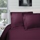 preview thumbnail 62 of 89, Superior 100-percent Egyptian Cotton 300 Thread Count Solid Duvet Cover Set Plum - California King