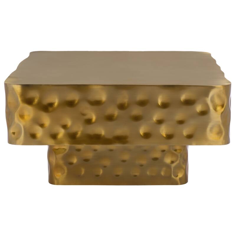 SAFAVIEH Couture Janalee Steel Square Coffee Table - 30"W x 30"D x 15"H