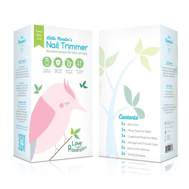 Little Martin's Baby Electric Nail Trimmer with Light