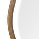 preview thumbnail 8 of 6, Uttermost Aneta 42" Round Scalloped Edge Elegant Large Wall Mirror