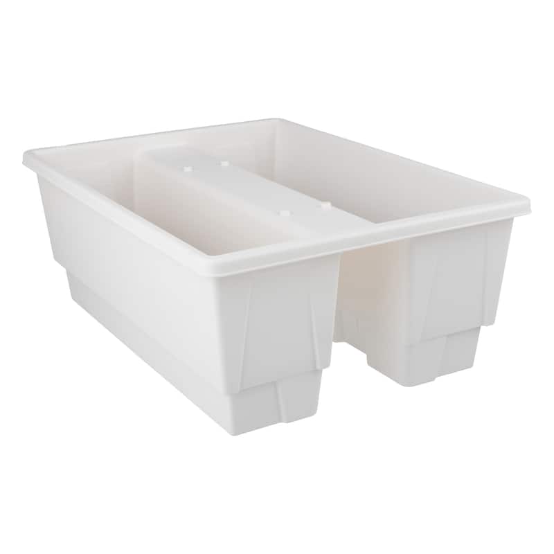 Pure Garden 20.75in Railing Planter - 6-Gal Outdoor Flower Box