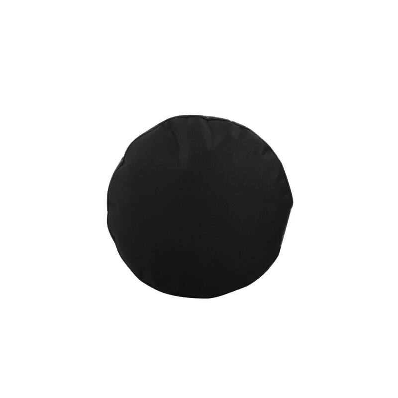 Allan Andrews Round Tall Pouf Pasini Sapphire