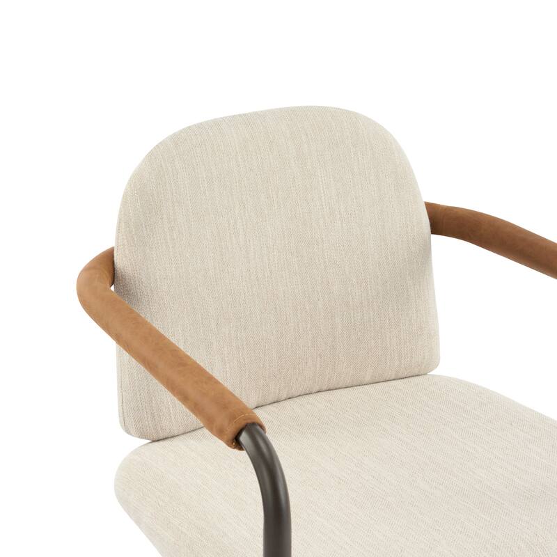 Upholstered Arm Chair Dining Chairs (Set of 2)