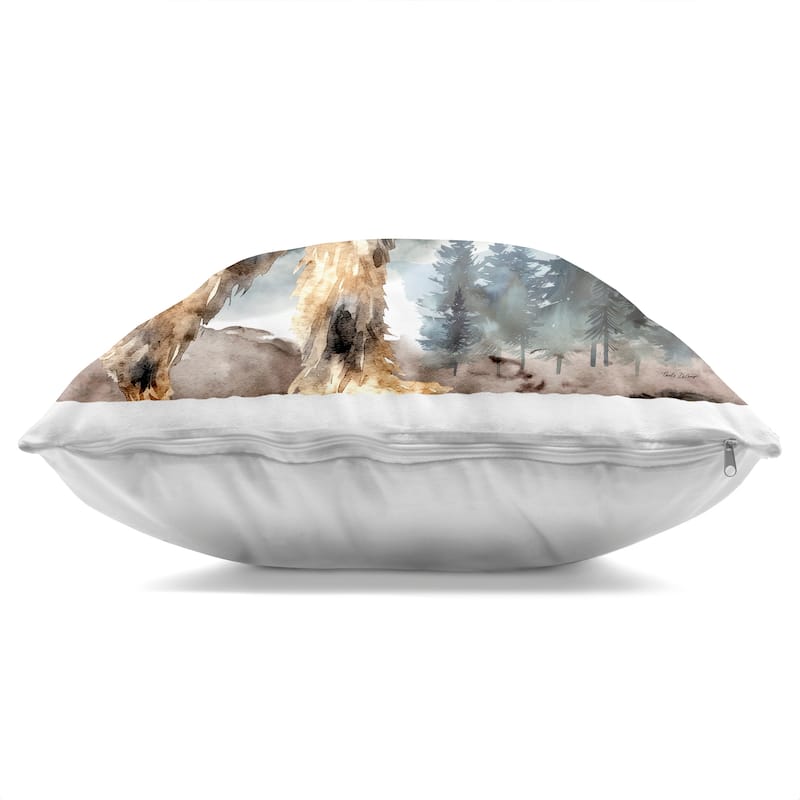 Stupell Stay Wild with Mythical Monster Decorative Printed Throw Pillow Design by Nicole DeCamp