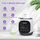 preview thumbnail 2 of 3, Fast Heating & Defrosting Baby Bottle Warmer with LCD Display, Timer - Black - Black