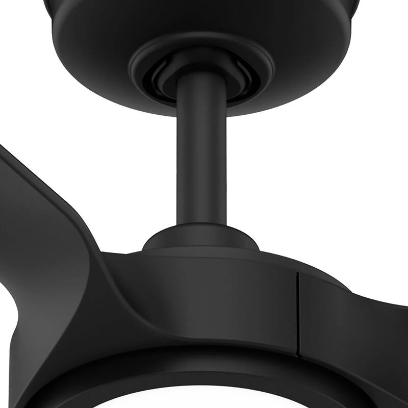 Hunter ZenTech Indoor / Outdoor 3-Blade Smart Ceiling Fan w/ LED Light and Handheld Remote - Modern & Contemporary.