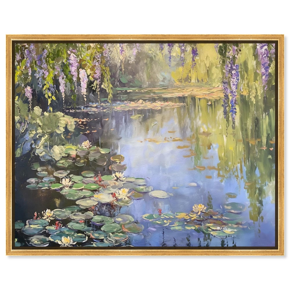 Lily Lagoon II Canvas by Art Remedy