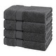 preview thumbnail 37 of 60, American Soft Linen, Salem Luxury 4 Pack Washcloth Set, %100 Combed Cotton, 13 x 13 Washcloths