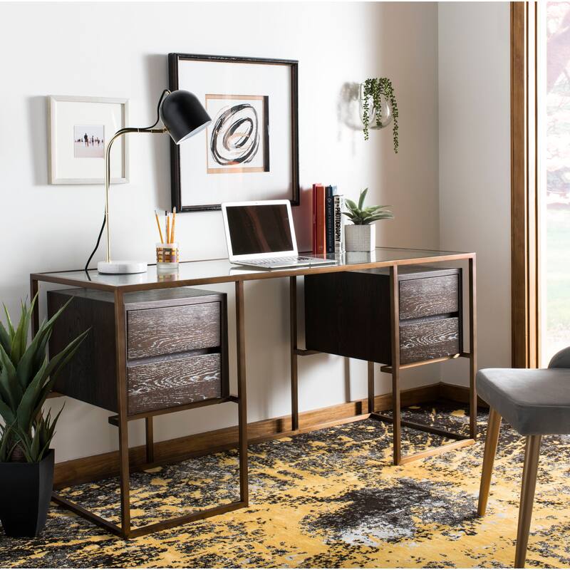 SAFAVIEH Couture Hand-knotted Tibetan Violene Modern Wool Rug