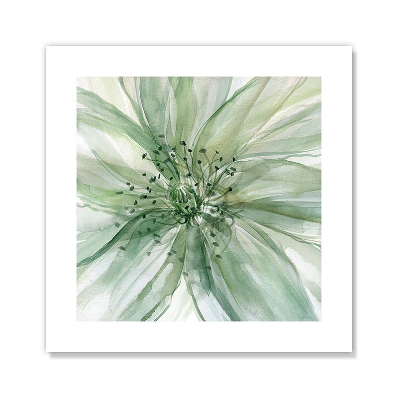 Macro Sage Flower II Green On Sale Bed Bath & Beyond 29818662