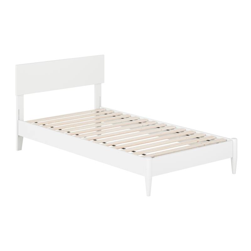 Aria Solid Wood Modern Low Profile Platform Bed