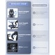 preview thumbnail 2 of 21, CabeVibe Ergonomic Home Office Desk Chair Breathable Mesh Chair Task Computer Chair - OdinLake