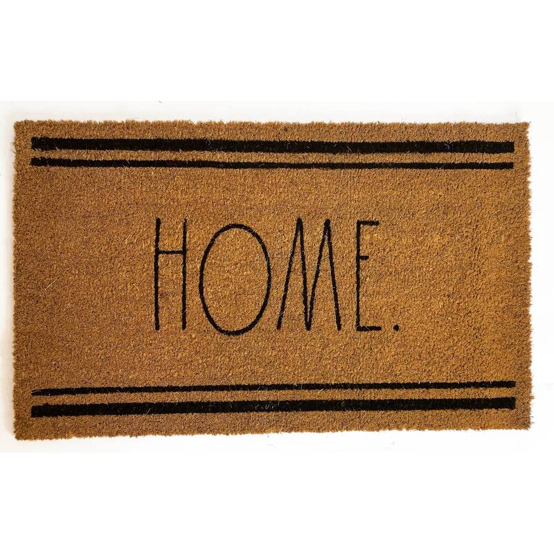 Rae Dunn Eviromentally Friendly Coir Welcome Mat - 18" x 30"