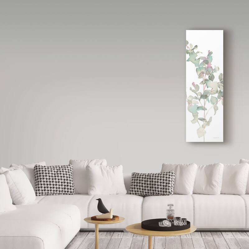 Danhui Nai 'Eucalyptus II White Crop' Canvas Art