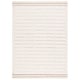 preview thumbnail 4 of 8, SAFAVIEH Handmade Metro Pille Modern Stripe Wool Rug 8' x 10' - Ivory/Brown - Rectangle