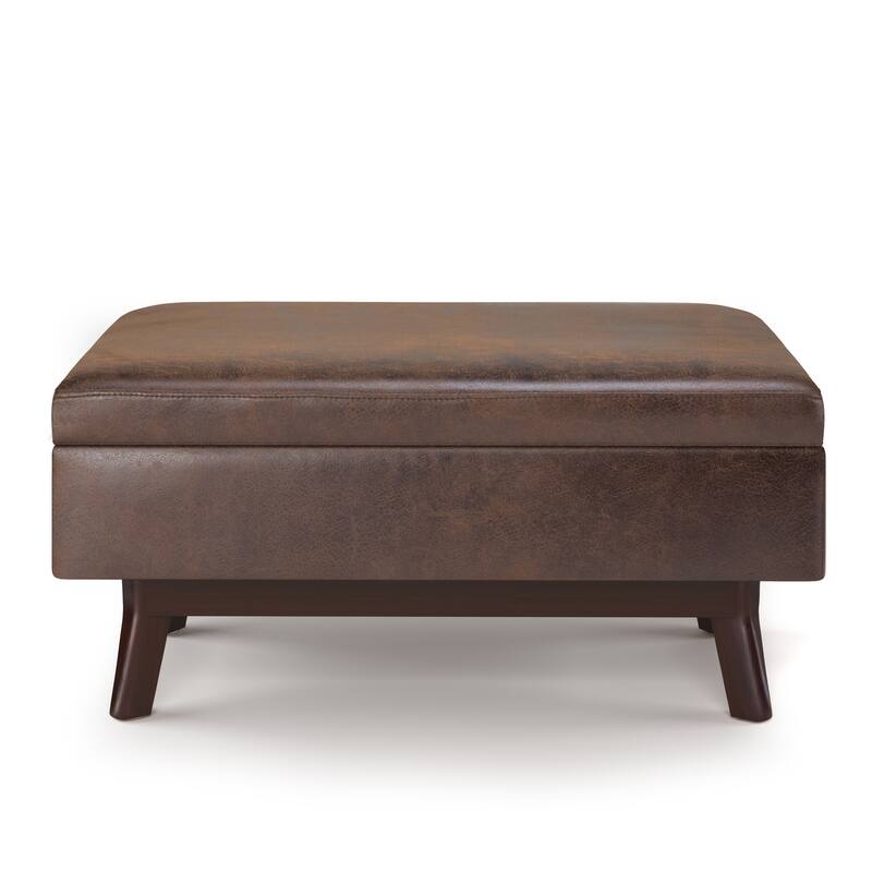 Wyndenhall Ethan Mid-century Modern Rectangular Table Ottoman