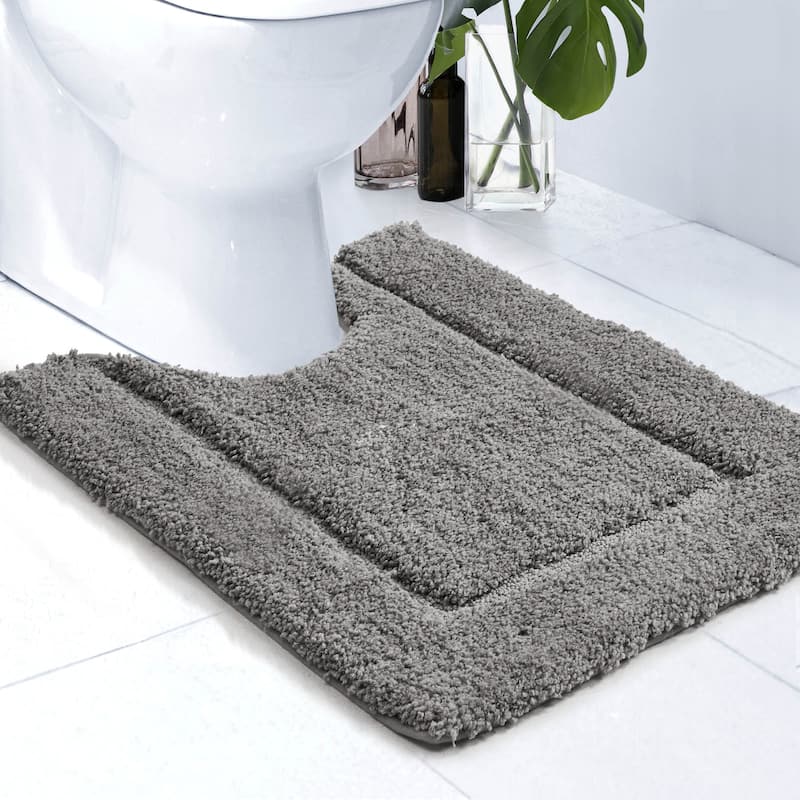 Deconovo Bathroom Rugs, Non Slip Absorbent Shower Bathroom Mat (1 PC)