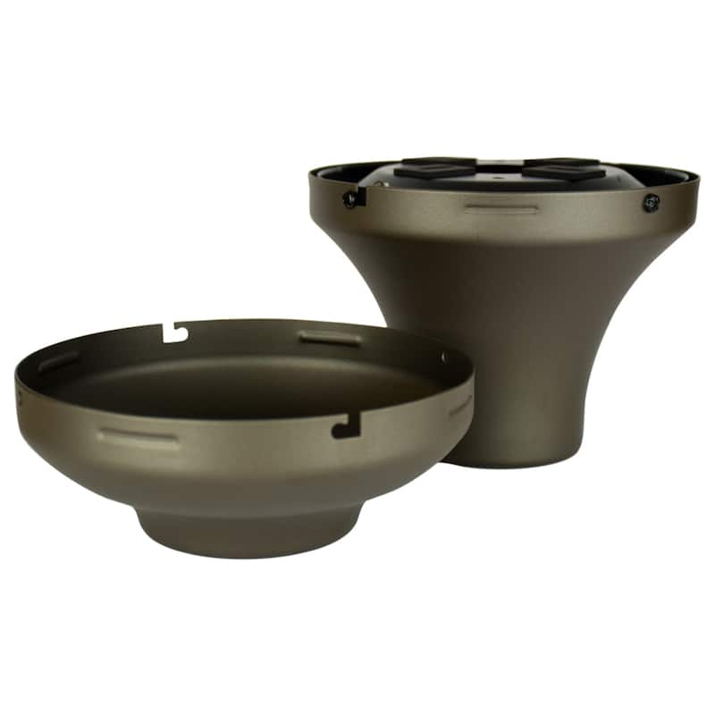 Ceiling Fan Close to Ceiling Kit - Matte Greige Wet Rated