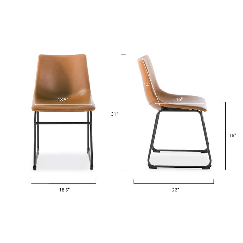 EdgeMod Brinley Dining Chair (Set of 2)