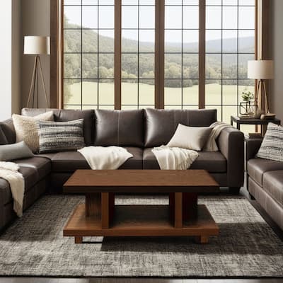 Bridgevine Home Laurel Canyon 49 inch Coffee Table, No Assembly Required