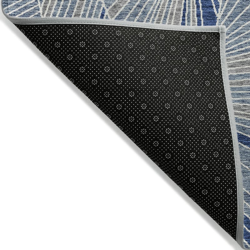 HomeRoots Geometric Transitional Rectangle Outdoor Rug