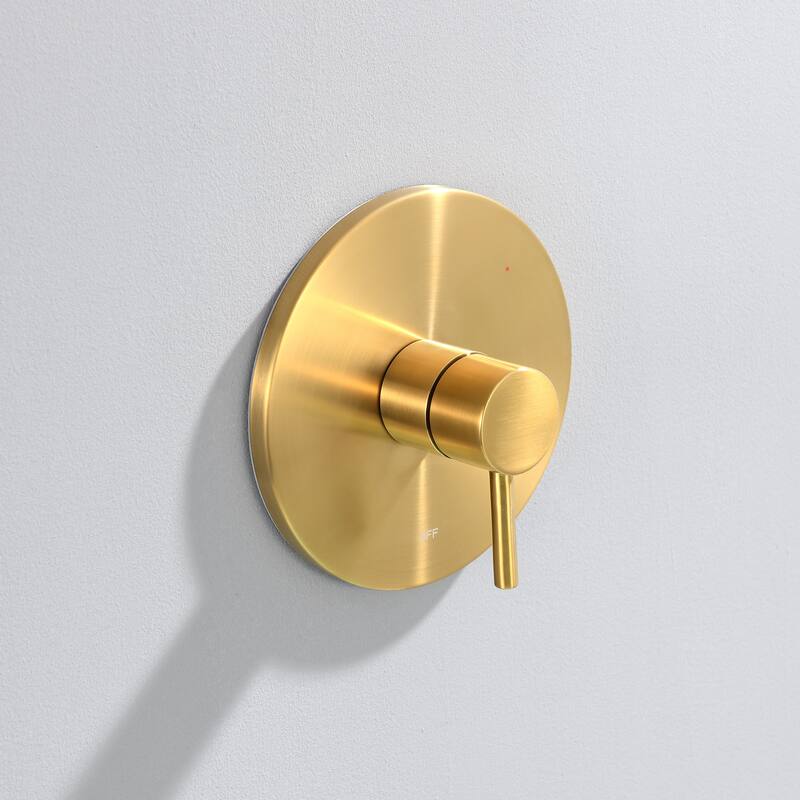Luxier SS-C02 Single Handle 1-Spray Tub & Shower Faucet with Valve