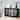 Wooden Buffet Cupboard Kitchen Storage Sideboard Sliding Door Black
