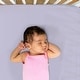 preview thumbnail 4 of 3, The Peanutshell Blue Lunar Love Microfiber 4 Pack Crib Sheet Set
