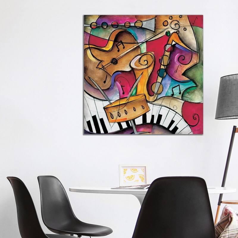 iCanvas "Jazz It Up II" by Eric Waugh Canvas Print - 37x37x1.5