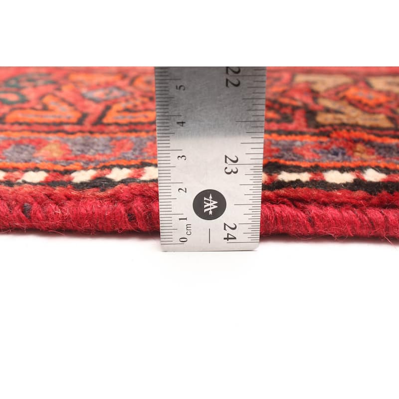 ECARPETGALLERY Hand-knotted Anadol Red Wool Rug - 4'0 x 7'4