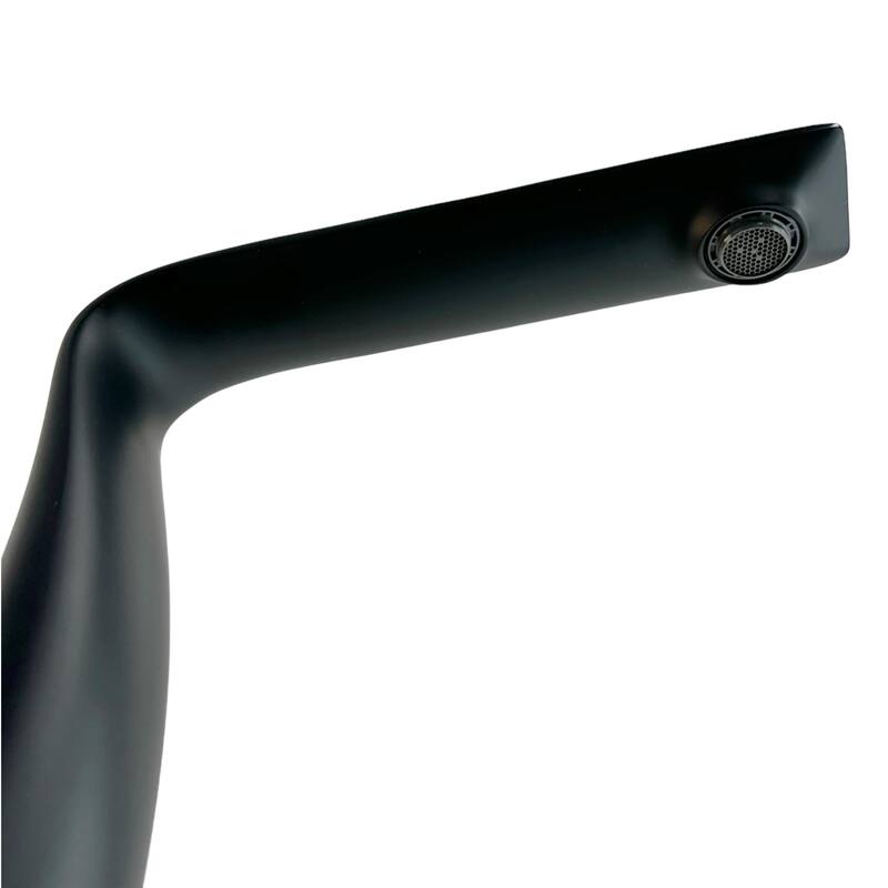 Modern Widespread 3 Hole, 2-handle Bathroom Faucet with Dark Rock Crystal Handles