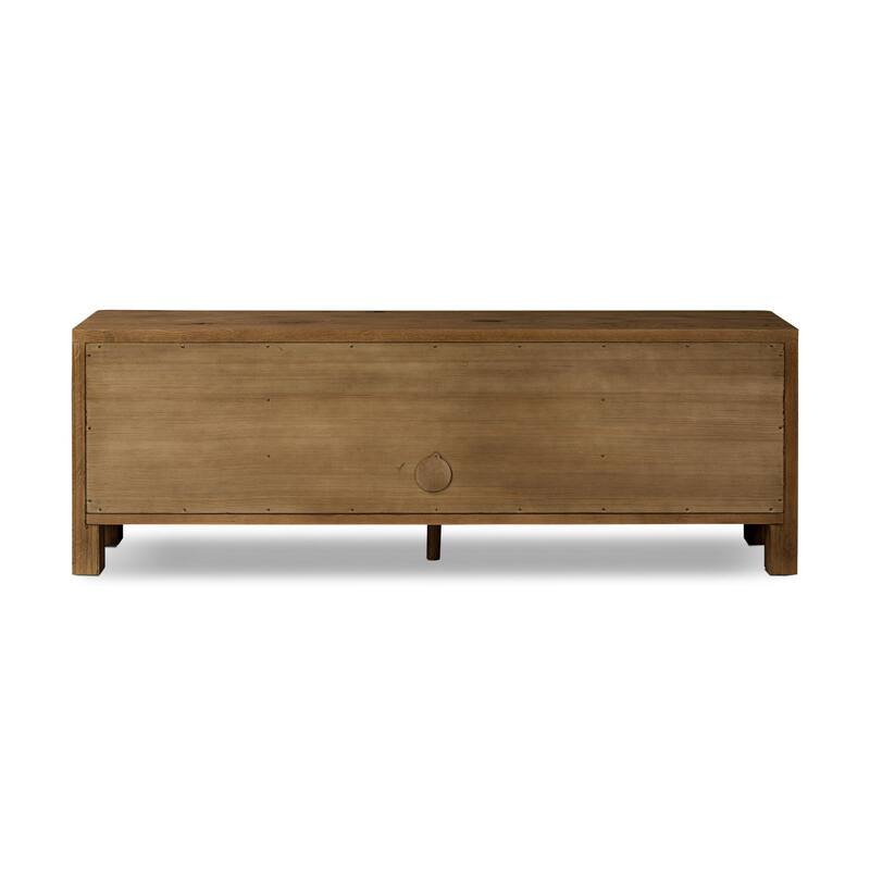 Marie Media Console-Smoked Black Oak Veneer