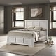 preview thumbnail 45 of 48, Roundhill Furniture Maderne 3-Piece Wood Bedroom Set, Panel Bed and Two Nightstands
