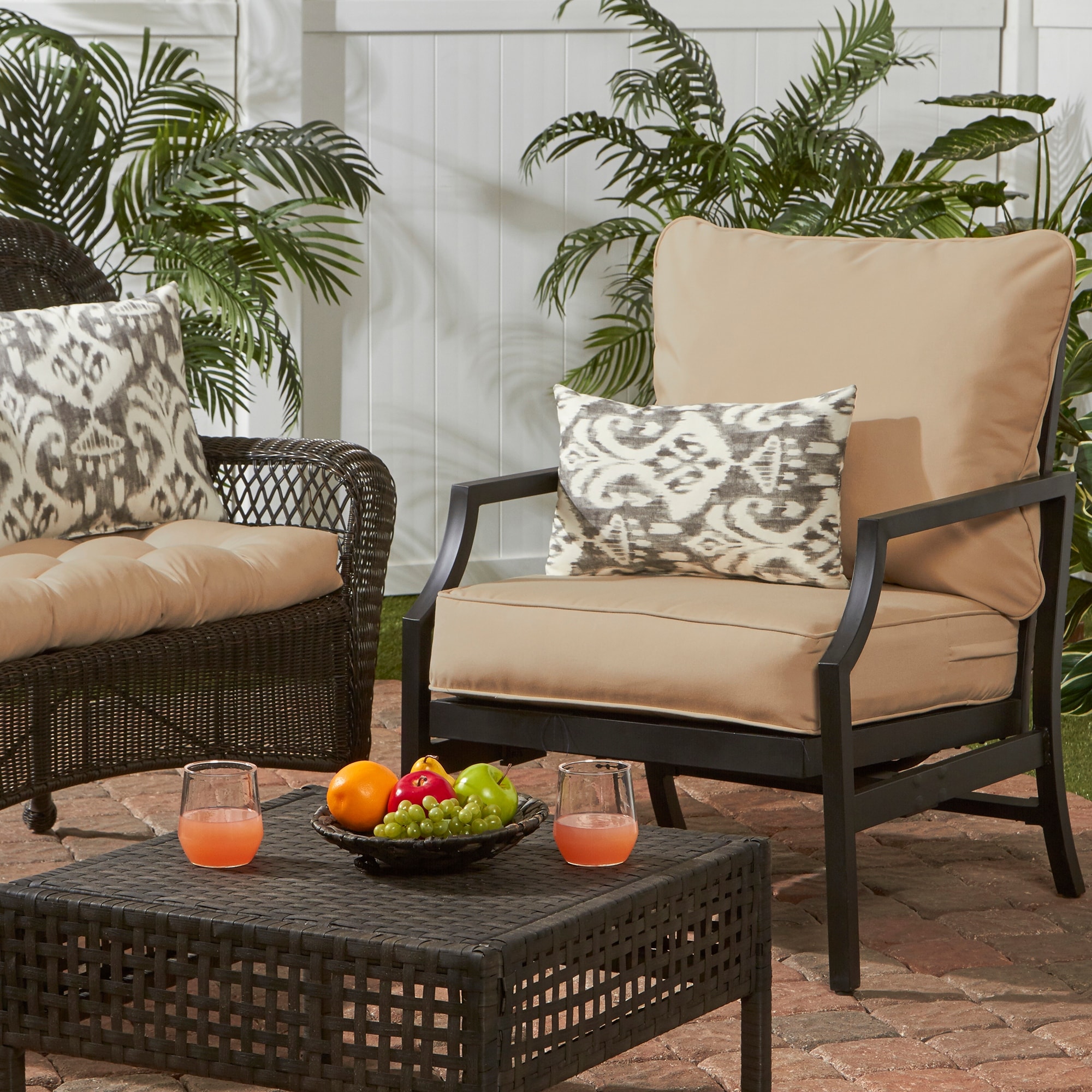 Premium Deep Seat Outdoor Cushion Set by Greendale Home Fashions (Cushions Only)
