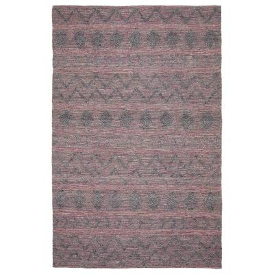ECARPETGALLERY Braid weave Sienna Grey Wool Rug - 5'11 x 9'2