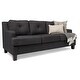 preview thumbnail 2 of 5, Elston Tufted Linen Track Sofa iNSPIRE Q Modern