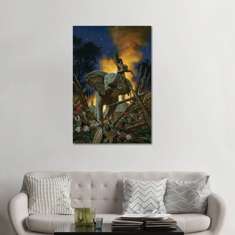 iCanvas "Son Of Tarzan" by Joe Jusko Canvas Print - 48x32x1.5