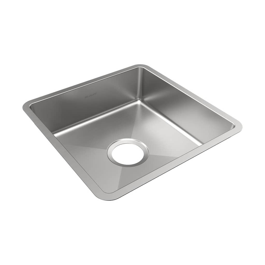 Crosstown 18 Gauge Stainless Steel 16-1/2" x 16-1/2" x 5" Single Bowl Undermount Sink