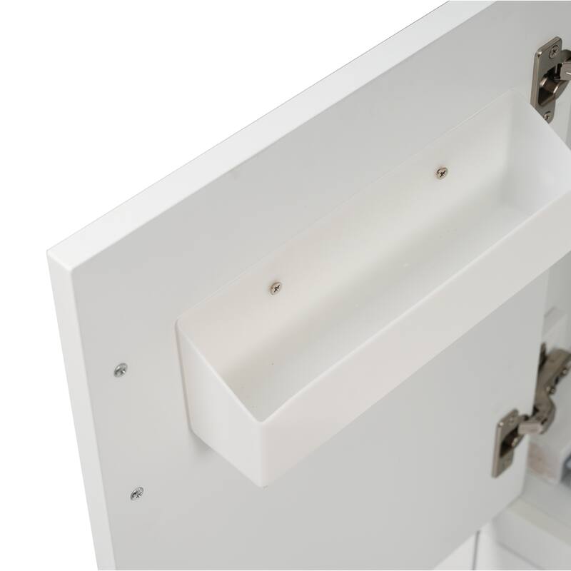 GDFStudio - Orion Wood & Ceramic 30" Bathroom Vanity Cabinet with Sink & Storage