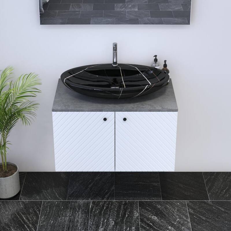 Avela 2D 80 Floating Bathroom Vanity (32" Width)