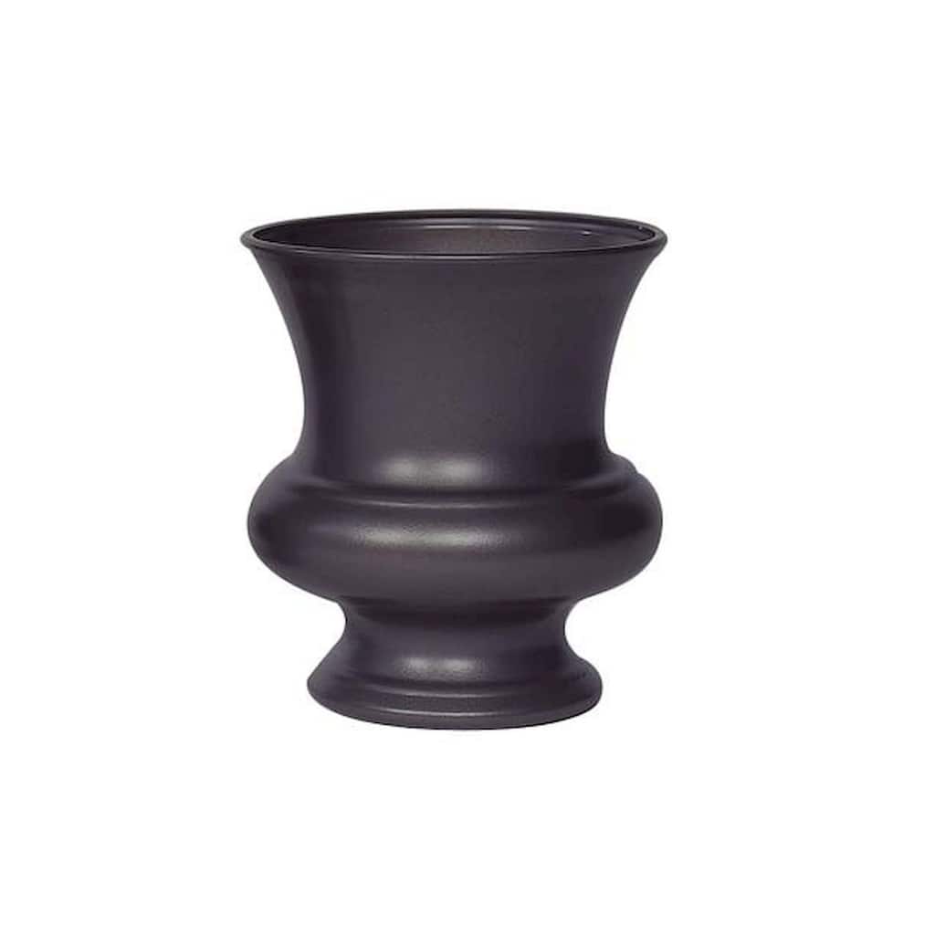 Black Plastic Urn Vase