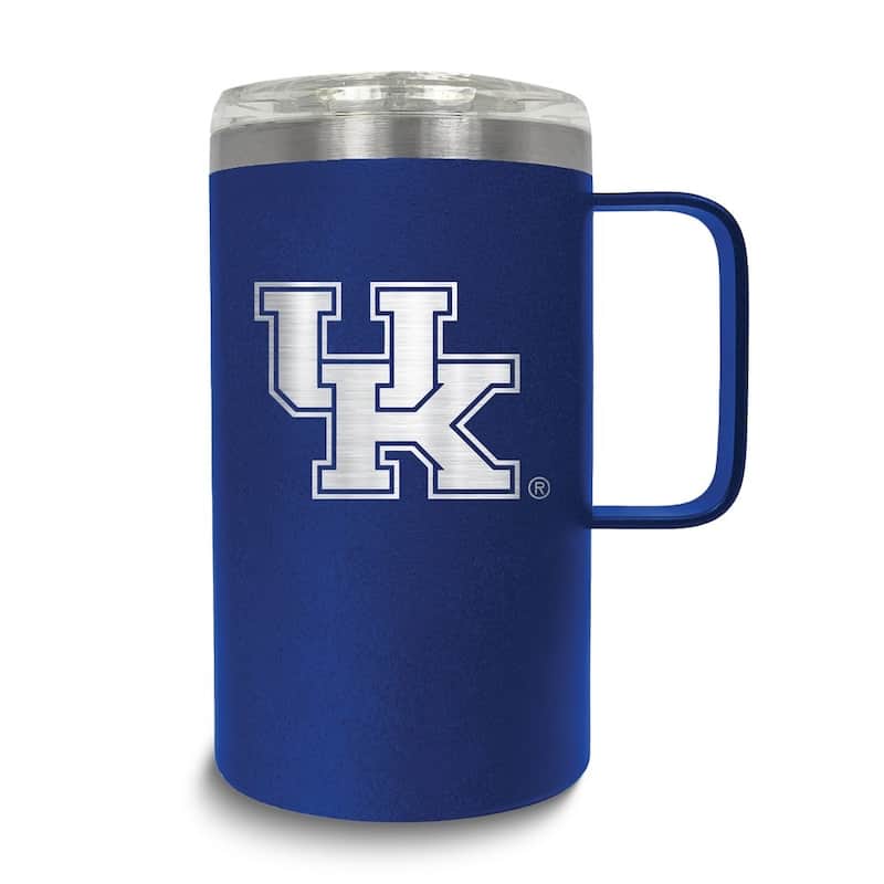 Collegiate University of Kentucky Stainless Steel 18 Oz. Hustle Mug with Lid