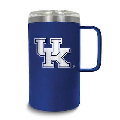 Collegiate University of Kentucky Stainless Steel 18 Oz. Hustle Mug with Lid
