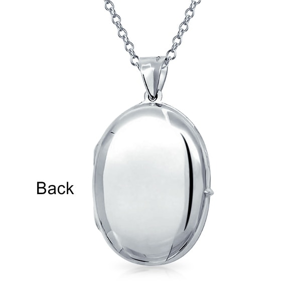 large sterling silver locket